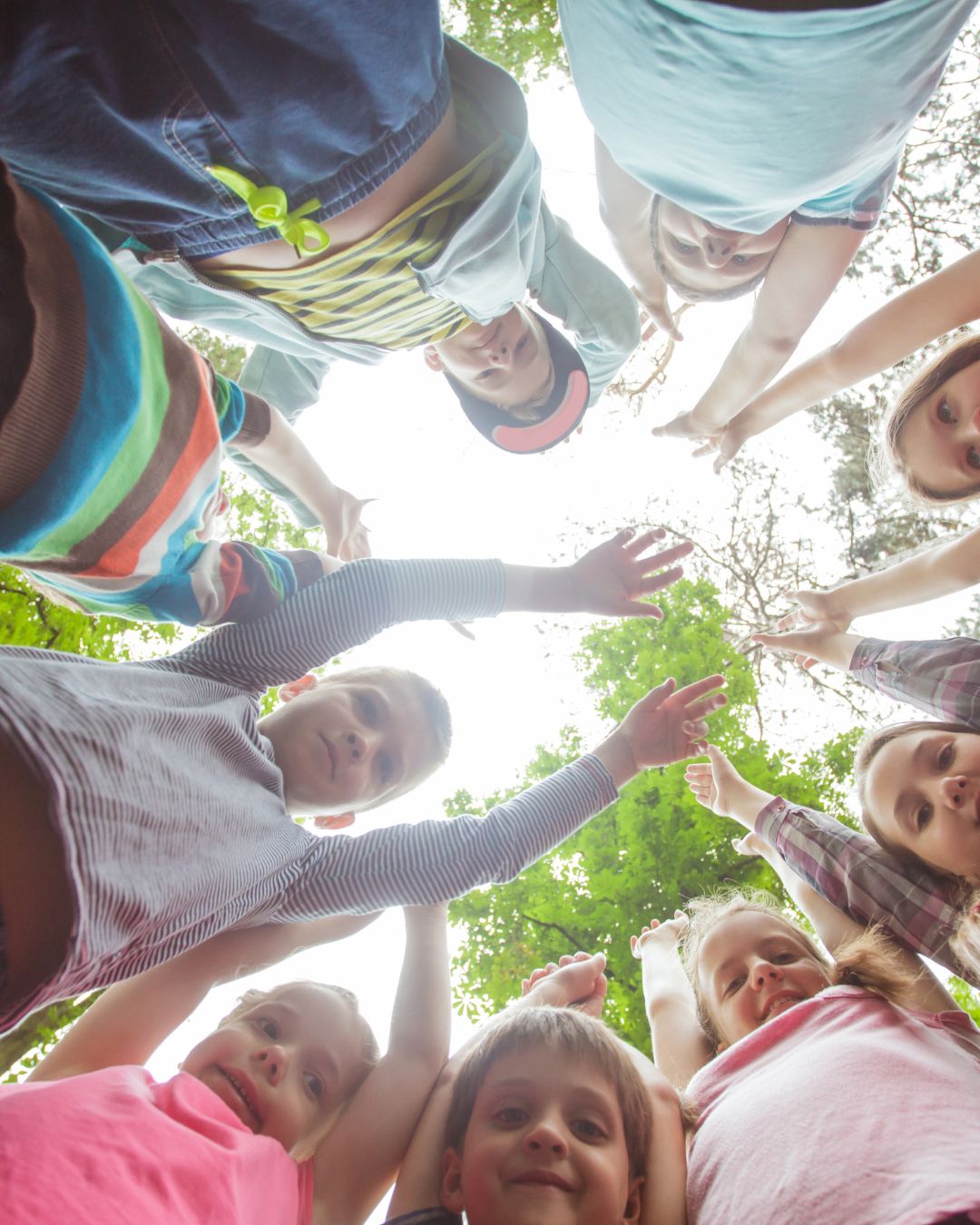 Teacher helping child